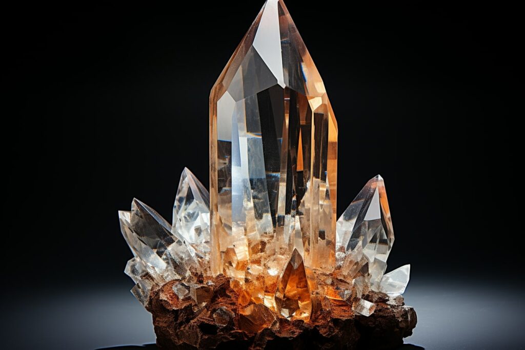 quartz healing crystal