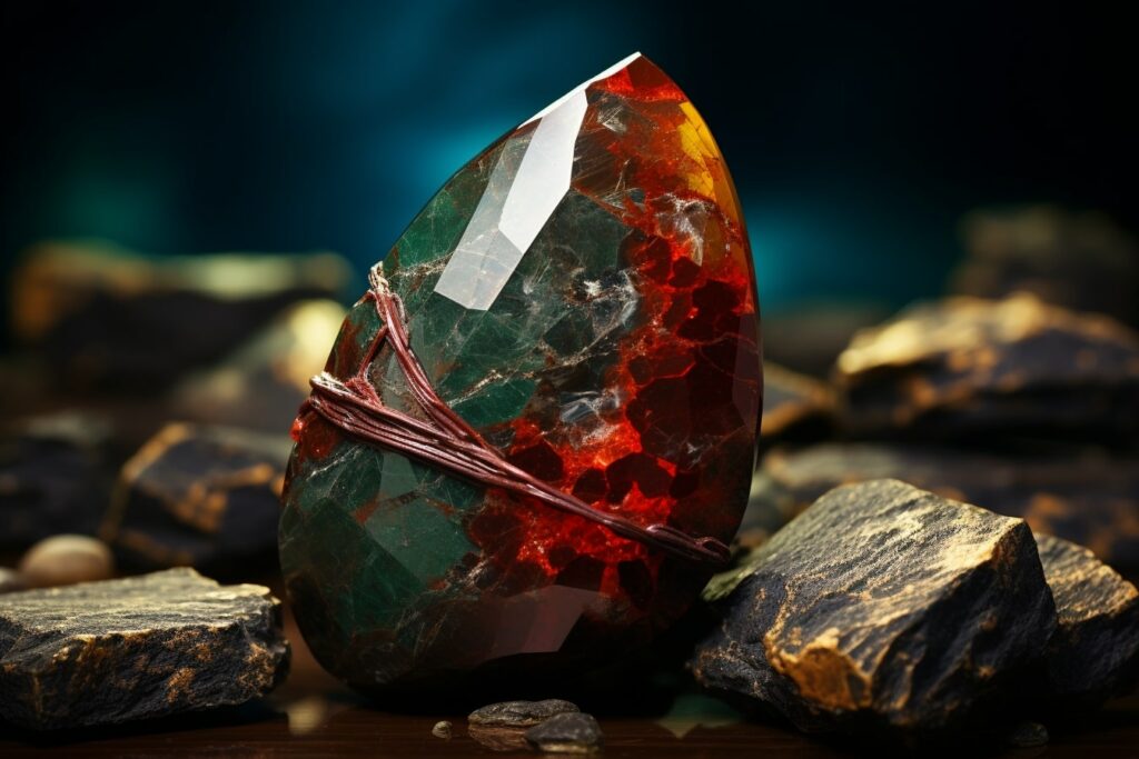 quartzwhisper bloodstone crystal