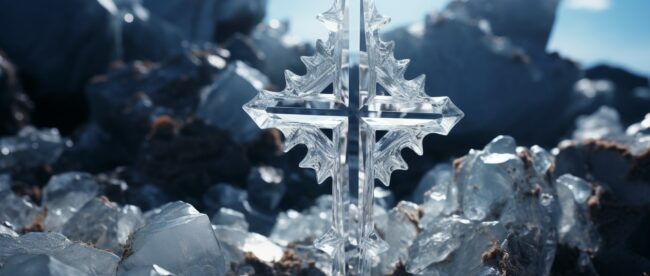 cross and crystals